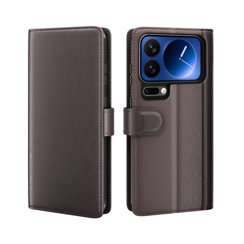 Flip Cover Til Xiaomi 17 Pro Max Ægte Læder