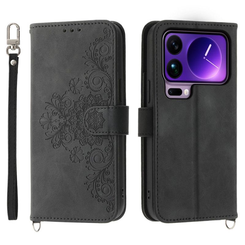 Flip Cover Til Xiaomi 17 Pro Max Blonde Med Rem Og Skulderrem