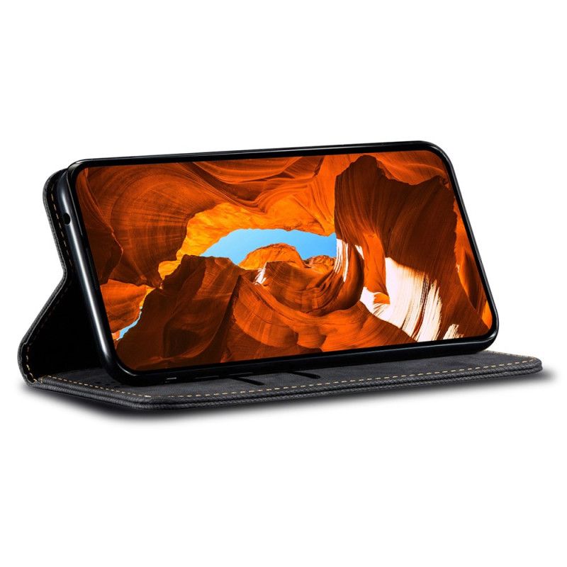 Flip Cover Til Xiaomi 17 Pro Max Denimstoftekstur