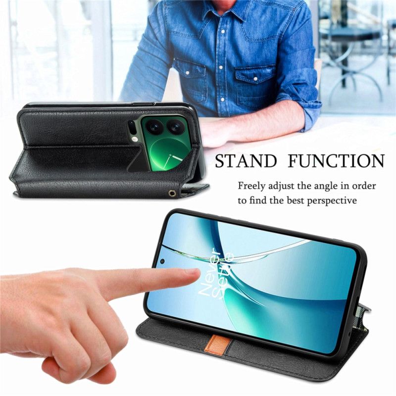 Flip Cover Til Xiaomi 17 Pro Max Diamantmønster