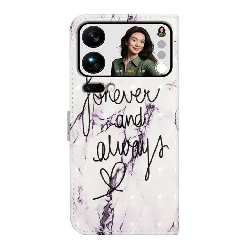 Flip Cover Til Xiaomi 17 Pro Max For Evigt Og Altid