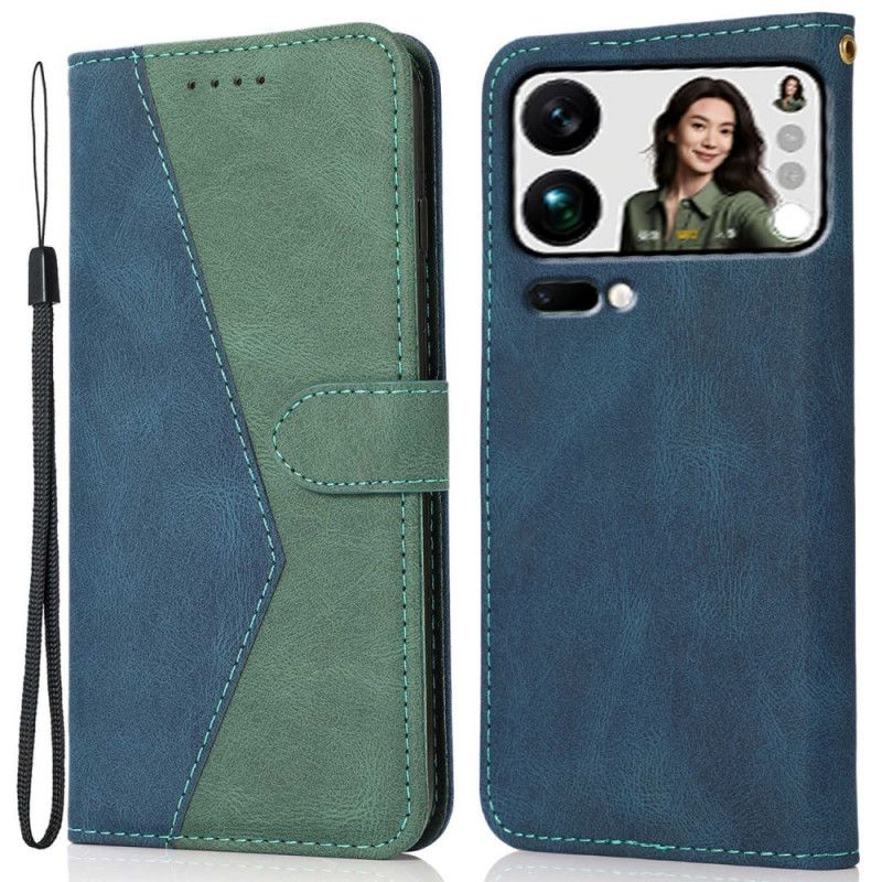 Flip Cover Til Xiaomi 17 Pro Max Tofarvet Design