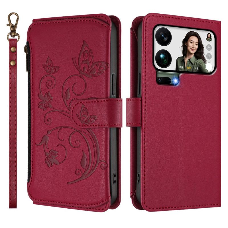 Flip Cover Xiaomi 17 Pro Max Blomsterpung