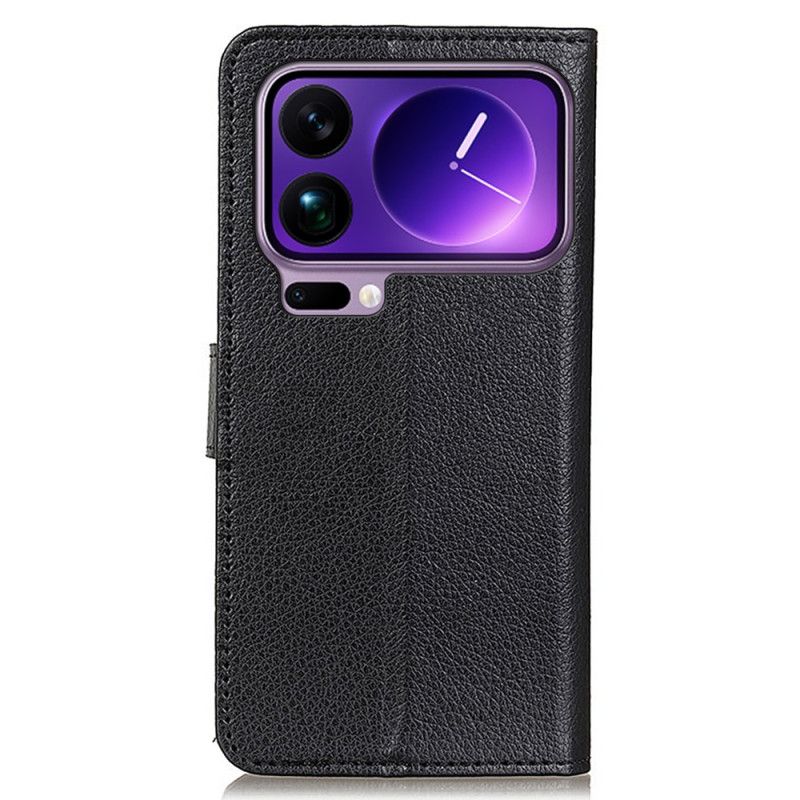 Flip Cover Xiaomi 17 Pro Max Traditionelt Imiteret Læder