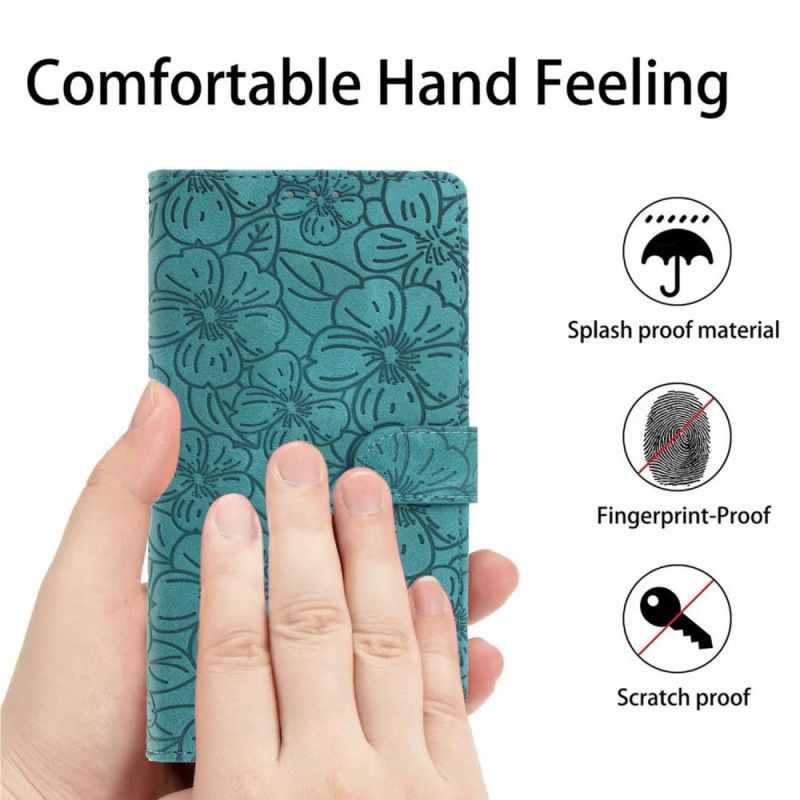 Læder Cover Xiaomi 17 Pro Max Kirsebærblomst