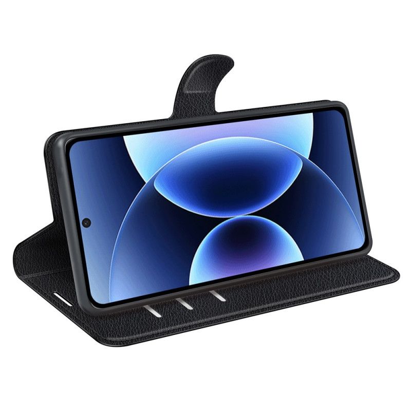 Læder Cover Xiaomi 17 Pro Max Telefon Etui Litchi-læder I Kunstlæder