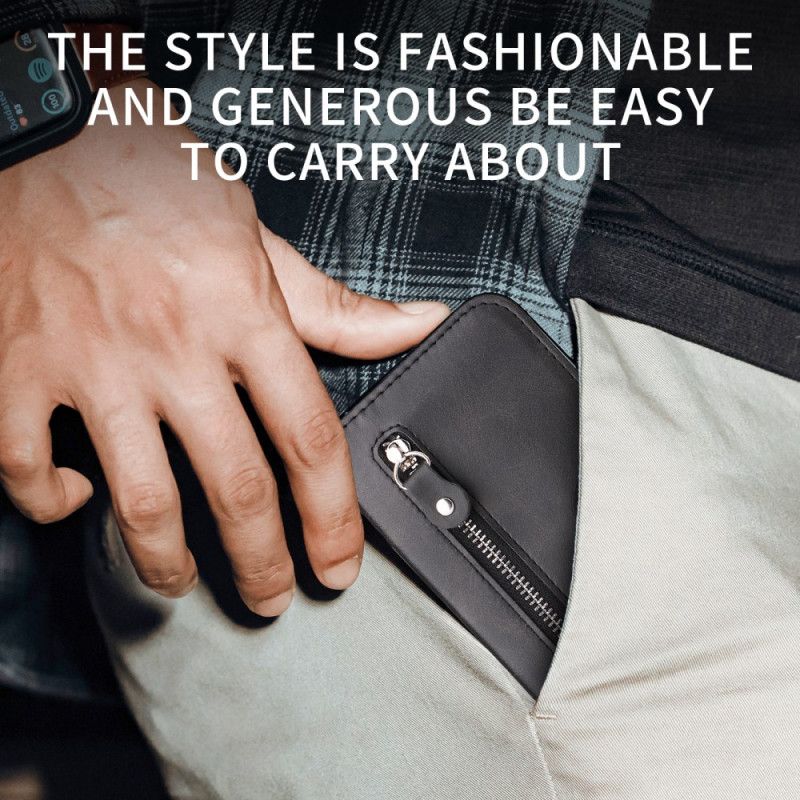 Læder Cover Xiaomi 17 Pro Max Telefon Etui Lynlåslomme