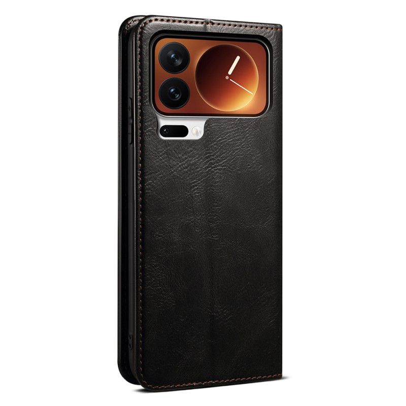 Læder Cover Xiaomi 17 Pro Max Telefon Etui Vokset Kunstlæder