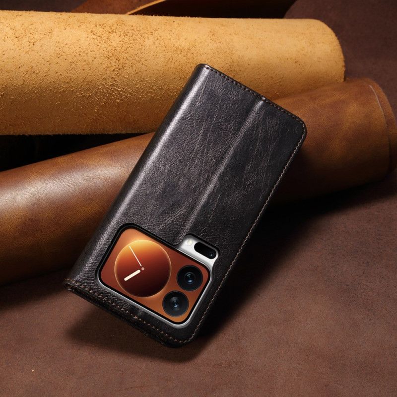 Læder Cover Xiaomi 17 Pro Max Telefon Etui Vokset Kunstlæder