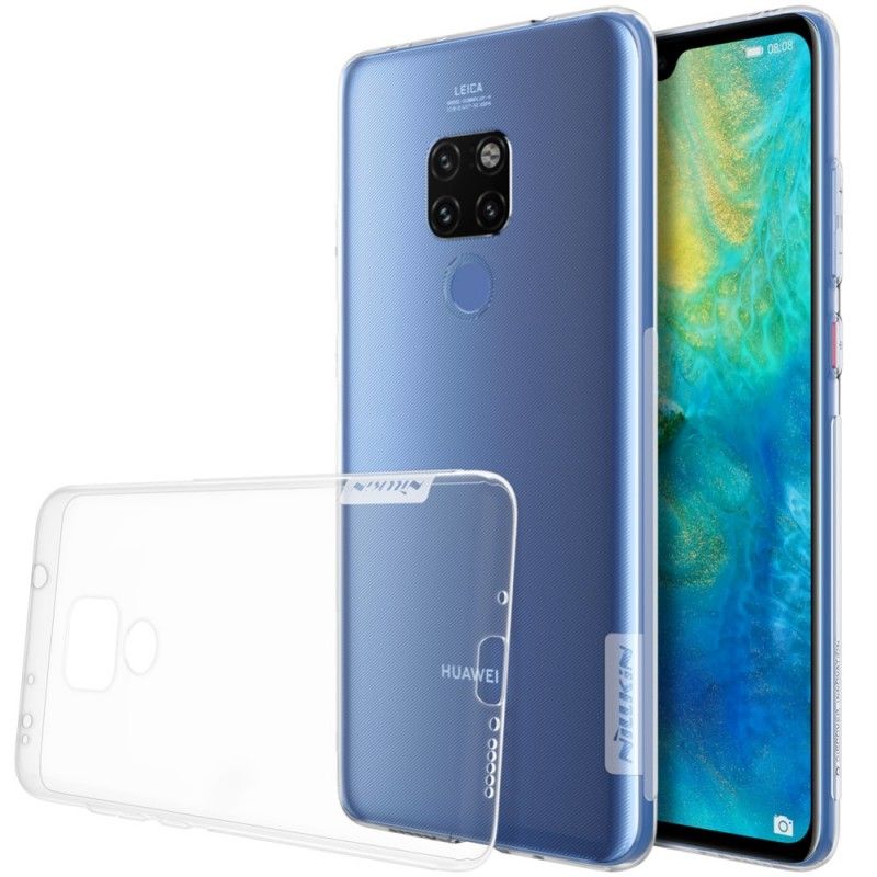 Cover Huawei Mate 20 Gennemsigtig Mobilcover Gennemsigtig Nillkin