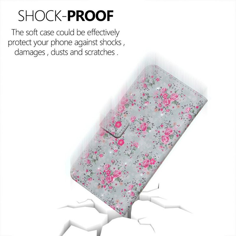 Flip Cover Huawei Mate 20 Mobilcover Frihedsdesignblomster