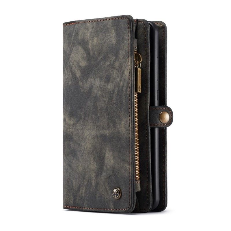 Flip Cover Læder Huawei Mate 20 Grå Aftagelig Caseme