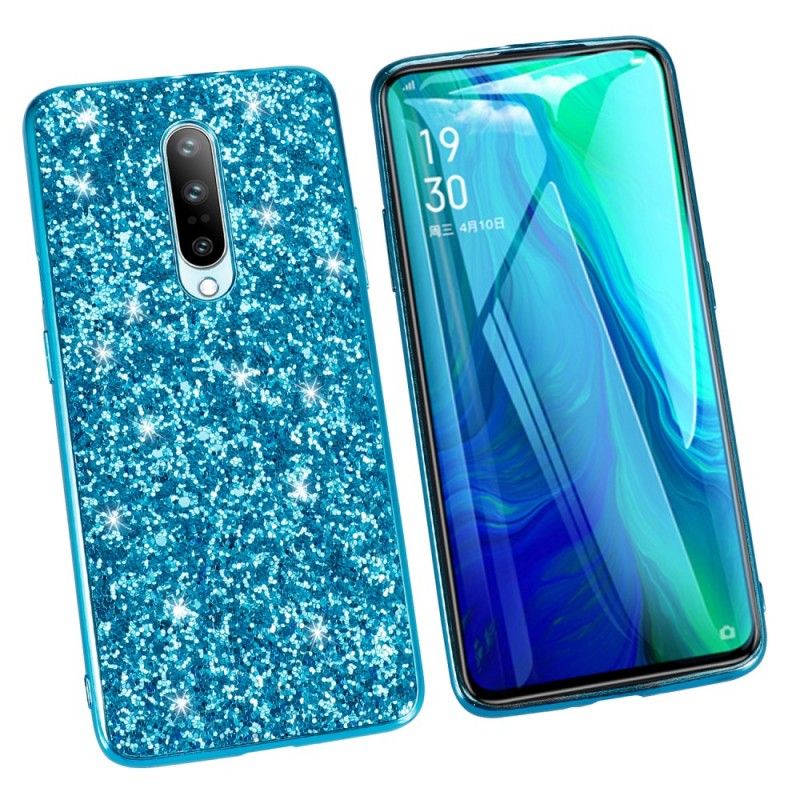 Cover OnePlus 7 Pro Sort Mobilcover Premium Glitter