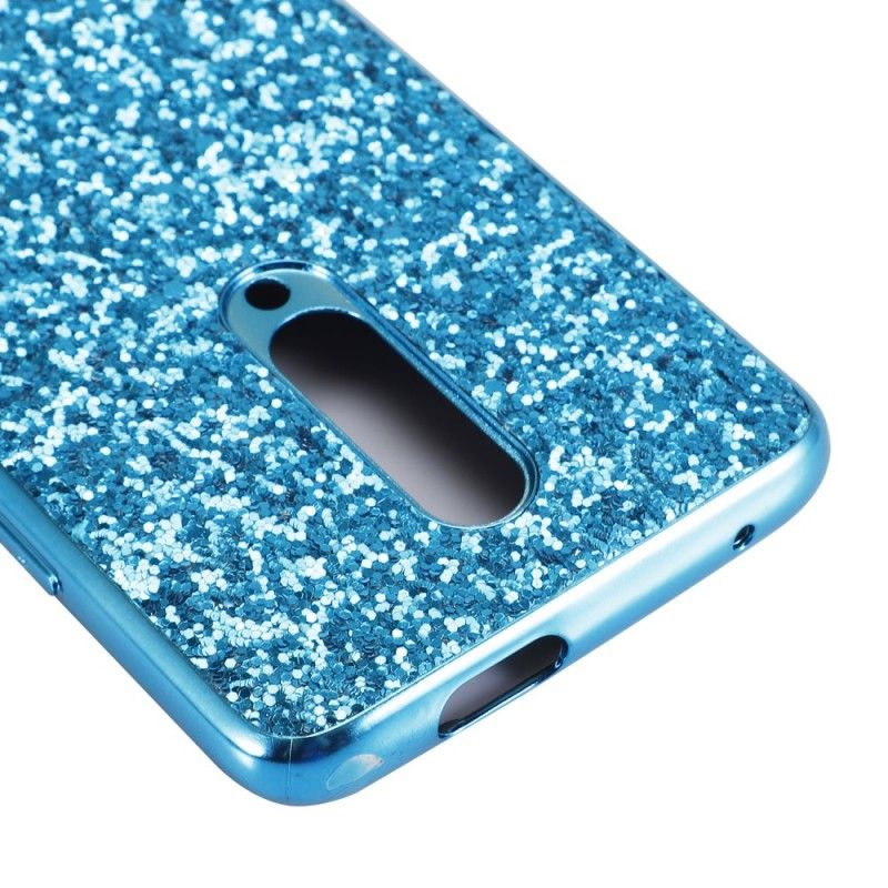 Cover OnePlus 7 Pro Sort Mobilcover Premium Glitter