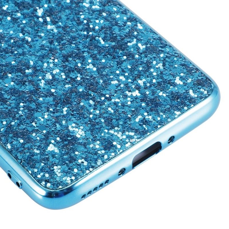 Cover OnePlus 7 Pro Sort Mobilcover Premium Glitter