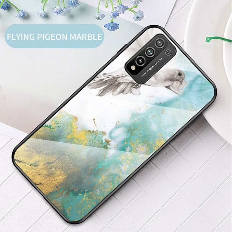 Cover for Honor 10X Lite Sort Premiumfarvet Hærdet Glas