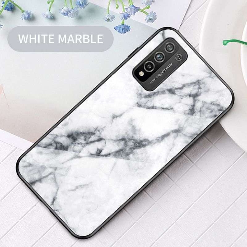 Cover for Honor 10X Lite Sort Premiumfarvet Hærdet Glas