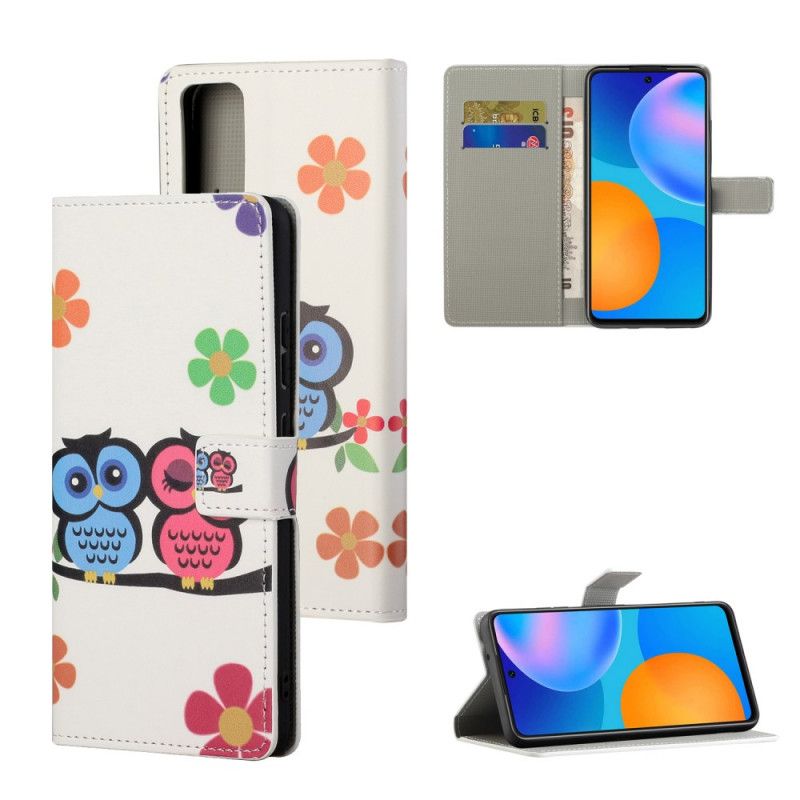 Flip Cover Læder Honor 10X Lite Ugler