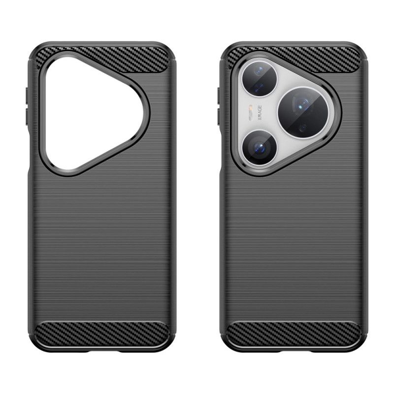 Cover Huawei Pura 80 Pro Telefon Etui Børstet Kulfiber
