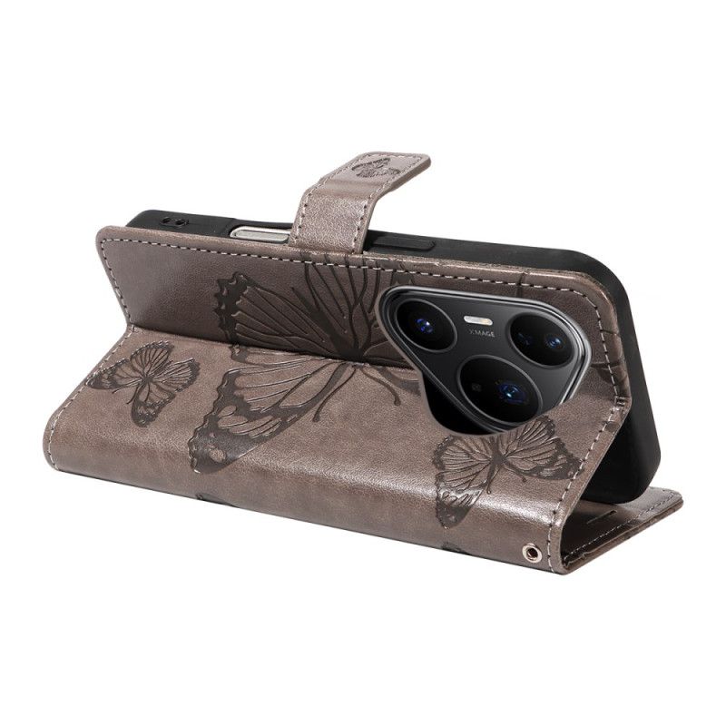 Flip Cover Huawei Pura 80 Pro Kæmpesommerfugle
