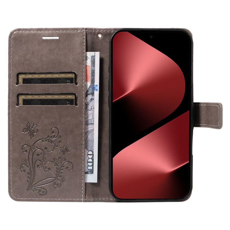 Flip Cover Huawei Pura 80 Pro Kæmpesommerfugle