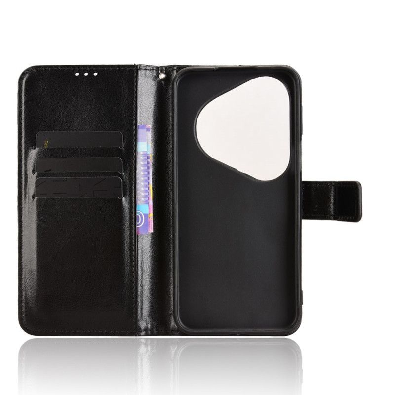 Flip Cover Huawei Pura 80 Pro Prangende Kunstlæder