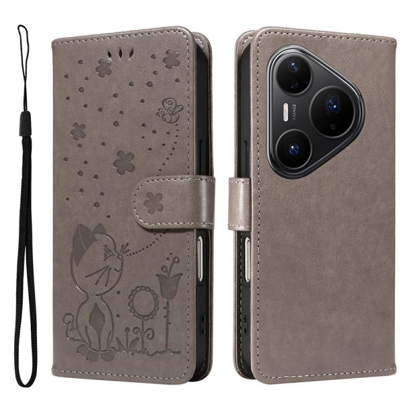 Flip Cover Til Huawei Pura 80 Pro Kat Og Bi