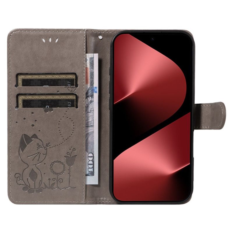 Flip Cover Til Huawei Pura 80 Pro Kat Og Bi