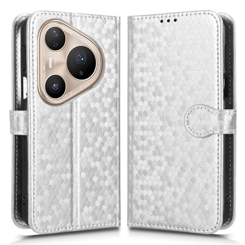 Læder Cover Huawei Pura 80 Pro Telefon Etui Glitterprikker