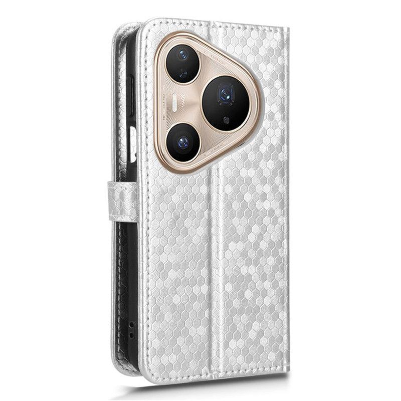 Læder Cover Huawei Pura 80 Pro Telefon Etui Glitterprikker