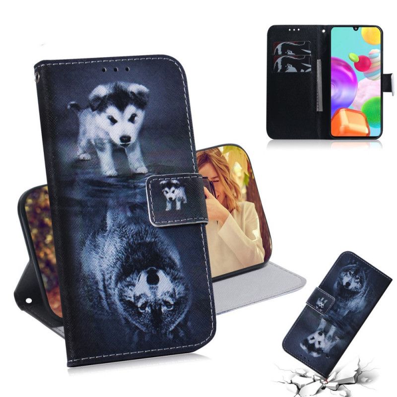 Flip Cover Læder Samsung Galaxy A41 Ernesto Ulven Original