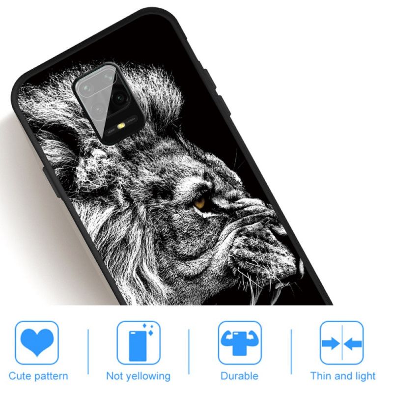 Cover for Xiaomi Redmi Note 9S / Note 9 Pro Hård Løve