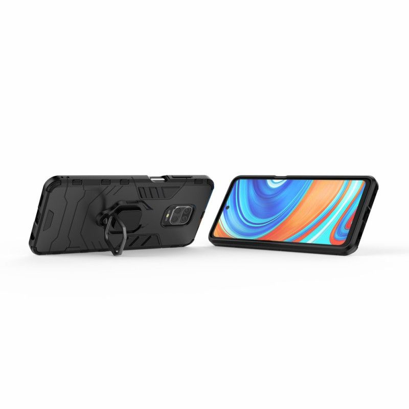 Cover for Xiaomi Redmi Note 9S / Note 9 Pro Sort Resistent Ring