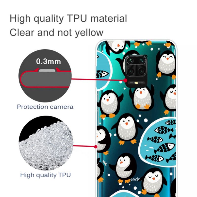 Cover Xiaomi Redmi Note 9S / Note 9 Pro Mobilcover Pingviner