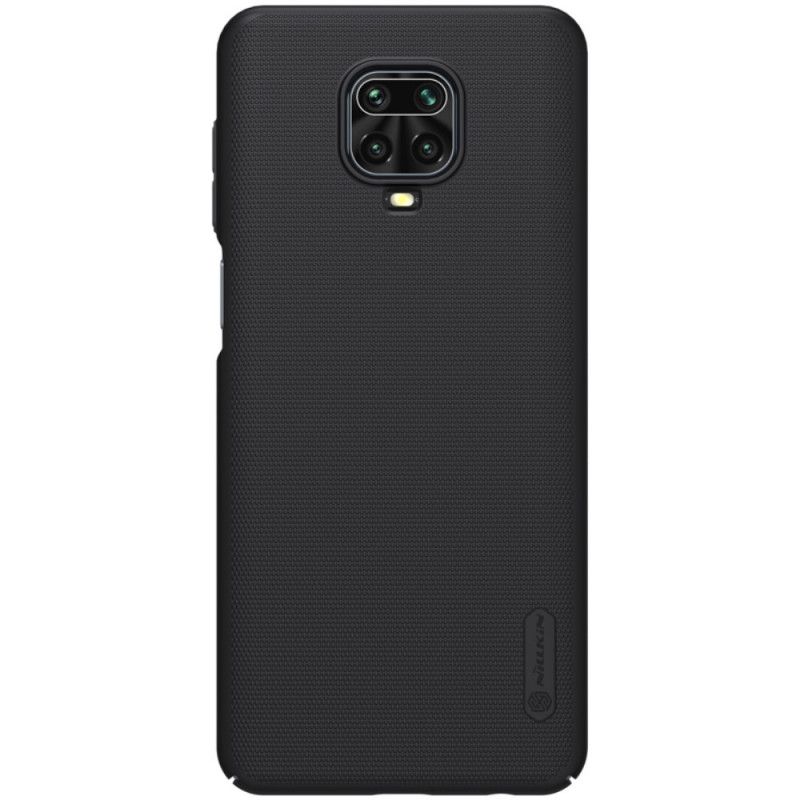 Cover Xiaomi Redmi Note 9S / Note 9 Pro Sort Stiv Frostet Nillkin Beskyttelse