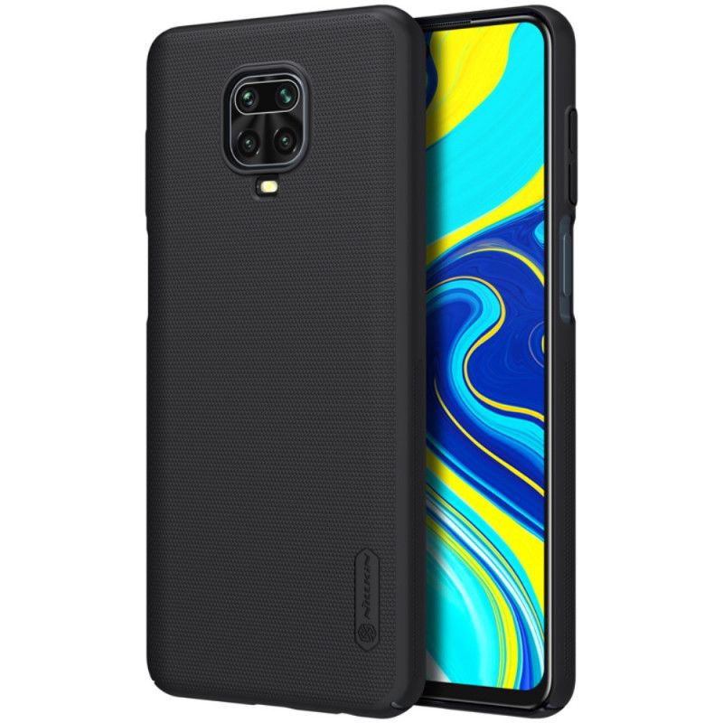 Cover Xiaomi Redmi Note 9S / Note 9 Pro Sort Stiv Frostet Nillkin Beskyttelse