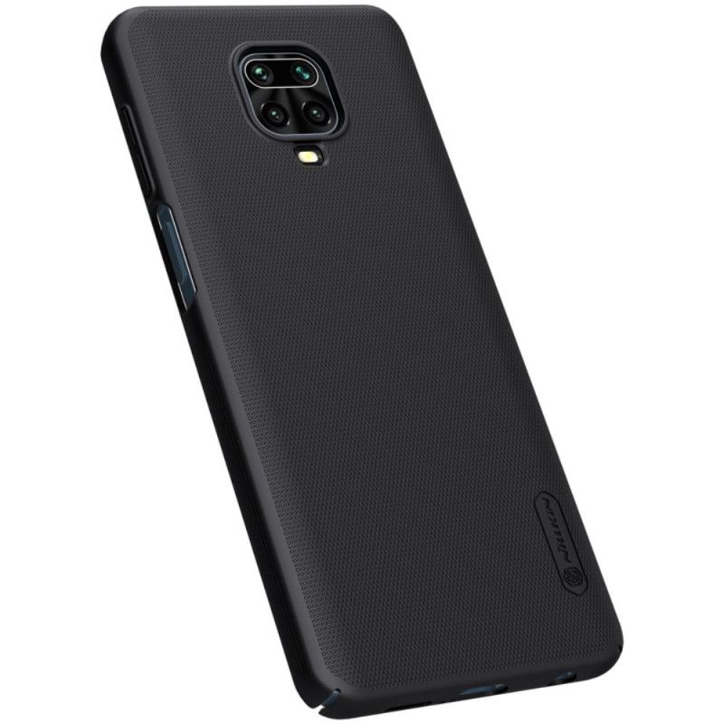 Cover Xiaomi Redmi Note 9S / Note 9 Pro Sort Stiv Frostet Nillkin Beskyttelse