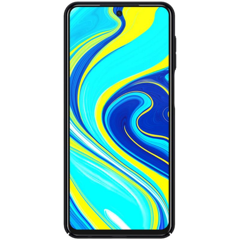 Cover Xiaomi Redmi Note 9S / Note 9 Pro Sort Stiv Frostet Nillkin Beskyttelse