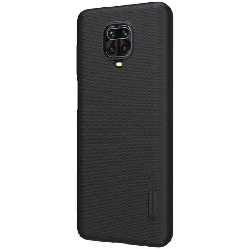 Cover Xiaomi Redmi Note 9S / Note 9 Pro Sort Stiv Frostet Nillkin Beskyttelse