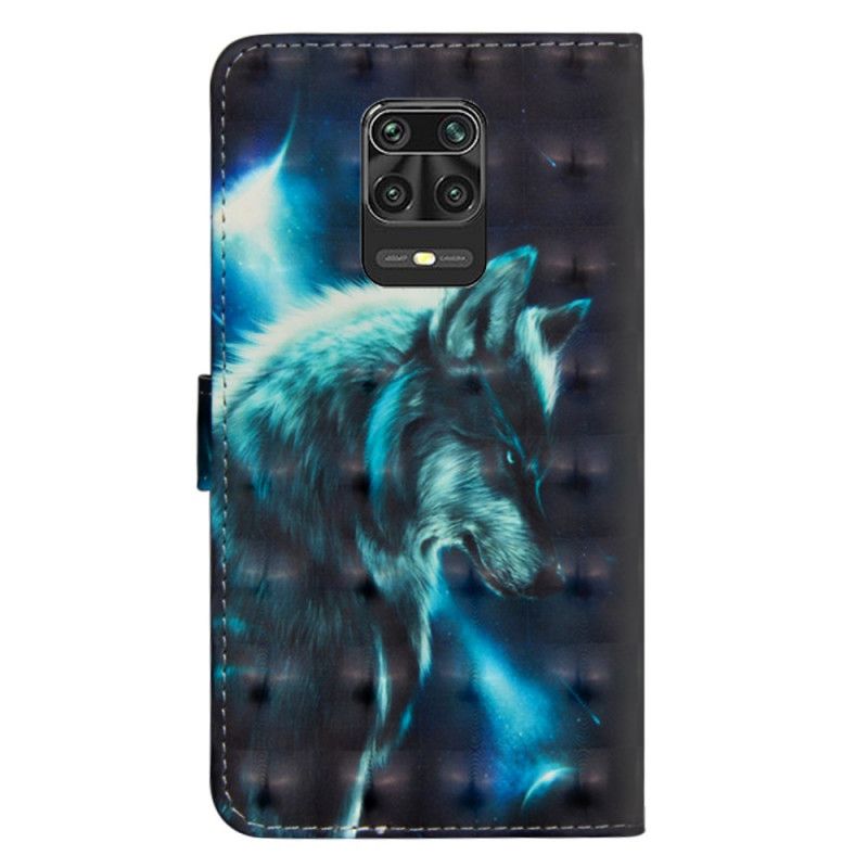 Flip Cover Xiaomi Redmi Note 9S / Note 9 Pro Mobilcover Majestætisk Ulv