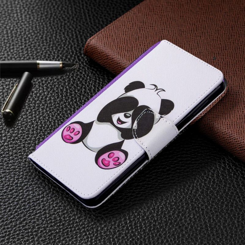 Flip Cover Xiaomi Redmi Note 9S / Note 9 Pro Mobilcover Sjov Panda