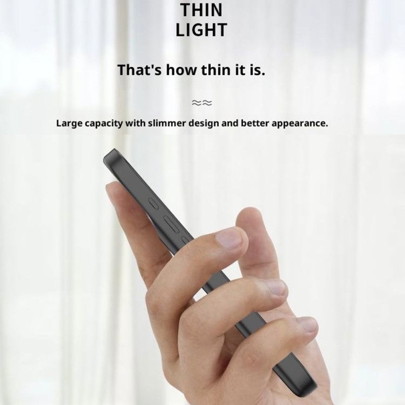 5000mah Eksternt Battericover Til iPhone 17 Pro Med Indbygget Stativ