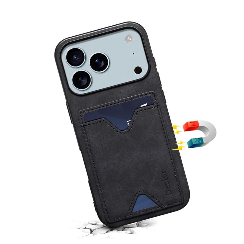 Cover iPhone 17 Pro Denior Kortholder Og Stativ