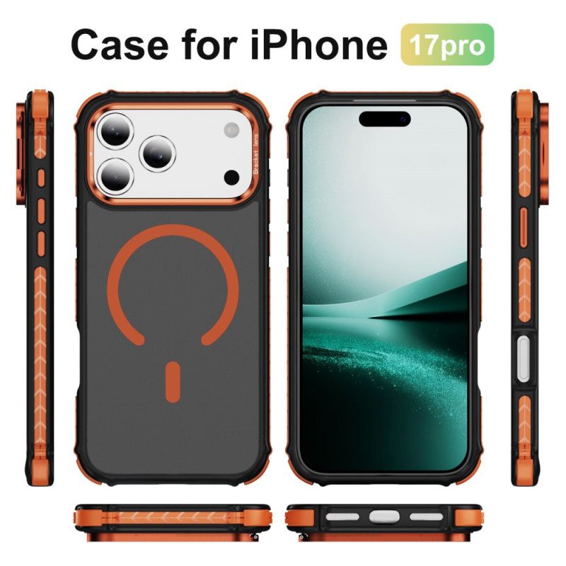Cover iPhone 17 Pro Kompatibel Med Linsemontering Og Magsafe