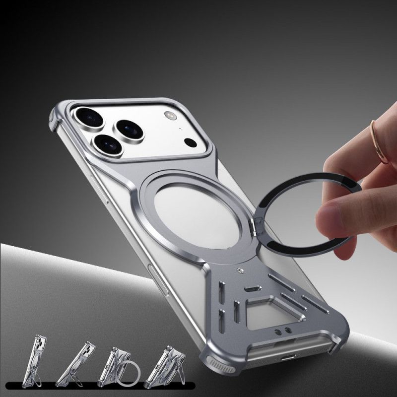 Cover iPhone 17 Pro Magsafe Bumper Med Roterende Stativ