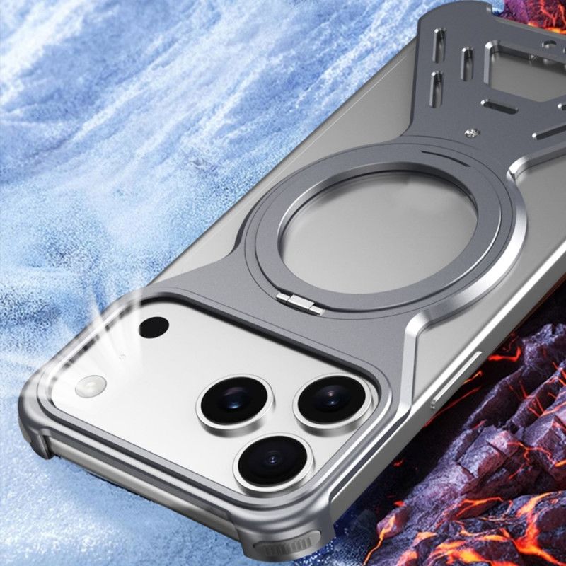 Cover iPhone 17 Pro Magsafe Bumper Med Roterende Stativ