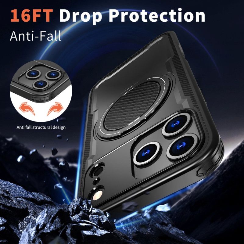 Cover iPhone 17 Pro Magsafe Rugged Kompatibel Med Ringmontering