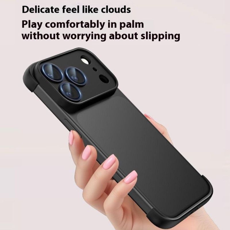 Cover iPhone 17 Pro Rammeløs Med Hjørnebeskyttelse Og Integreret Linse