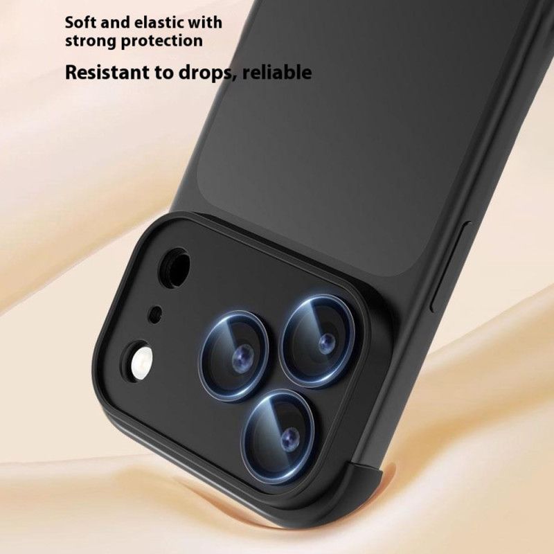 Cover iPhone 17 Pro Rammeløs Med Hjørnebeskyttelse Og Integreret Linse