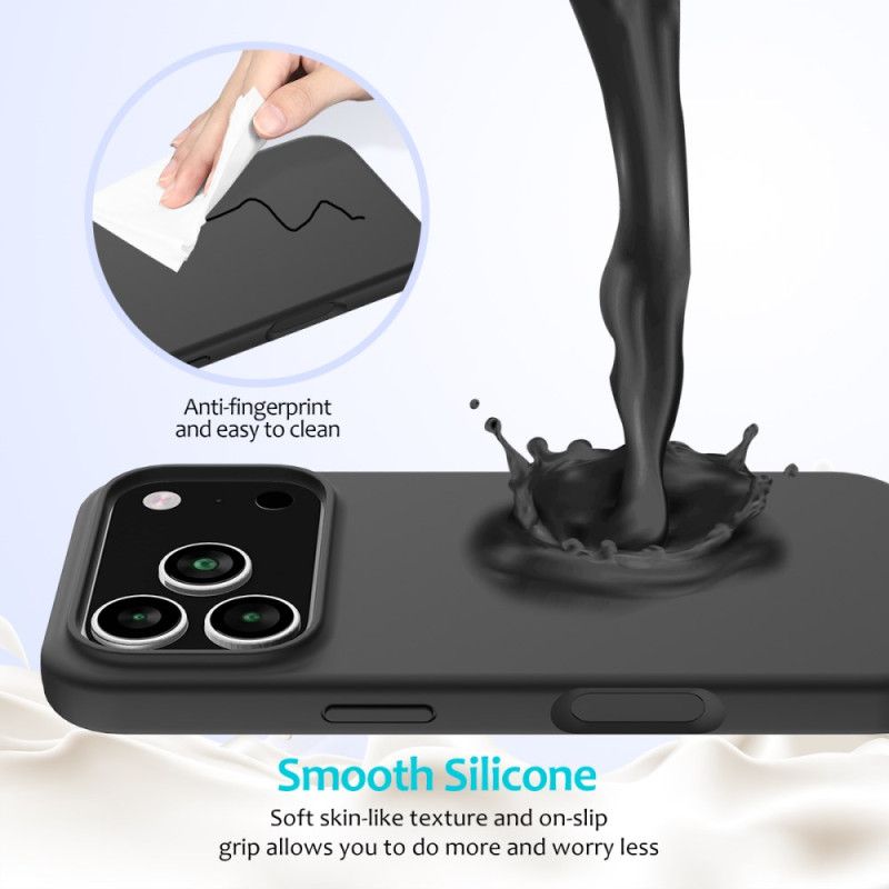 Cover iPhone 17 Pro Telefon Etui Flydende Silikone